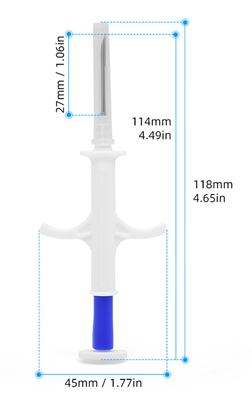 Dimensions injecteur