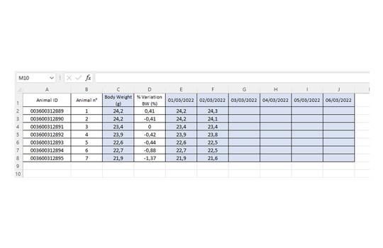 feuille excel