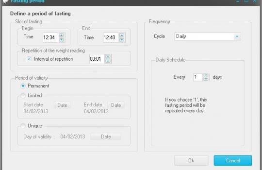 Logiciel Fasting Plan 