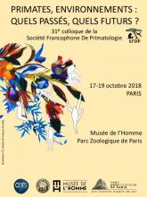 31ème colloque de la Société Francophone De Primatologie