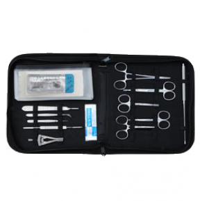 Kit d'instruments de chirurgie générale pour les rongeurs